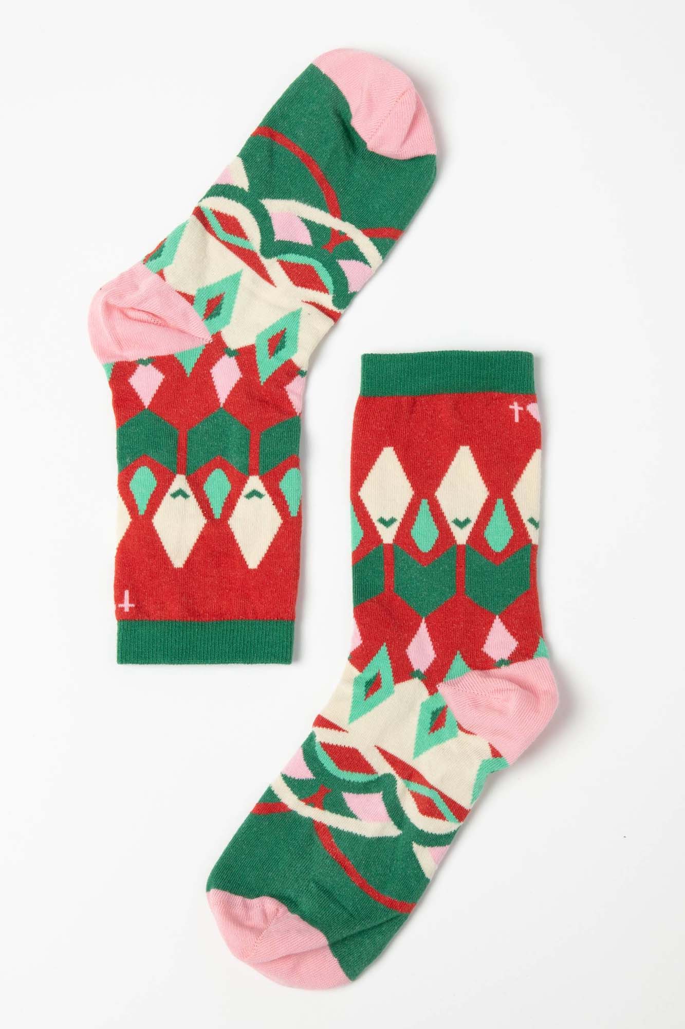 Calcetines de algodón FAIR ISLE - Imagen 3