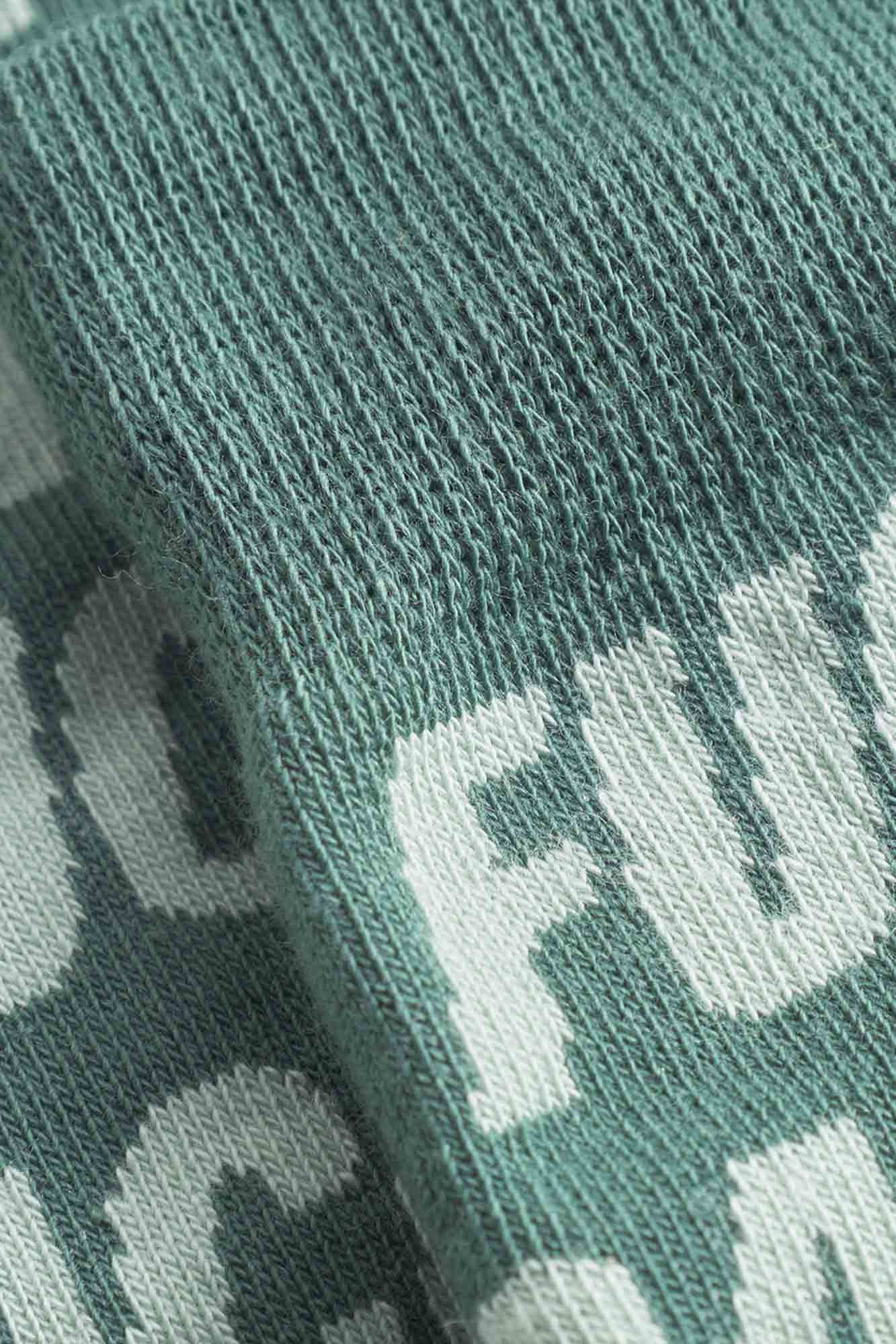 Calcetines de algodón FUCK RACISM VERDES