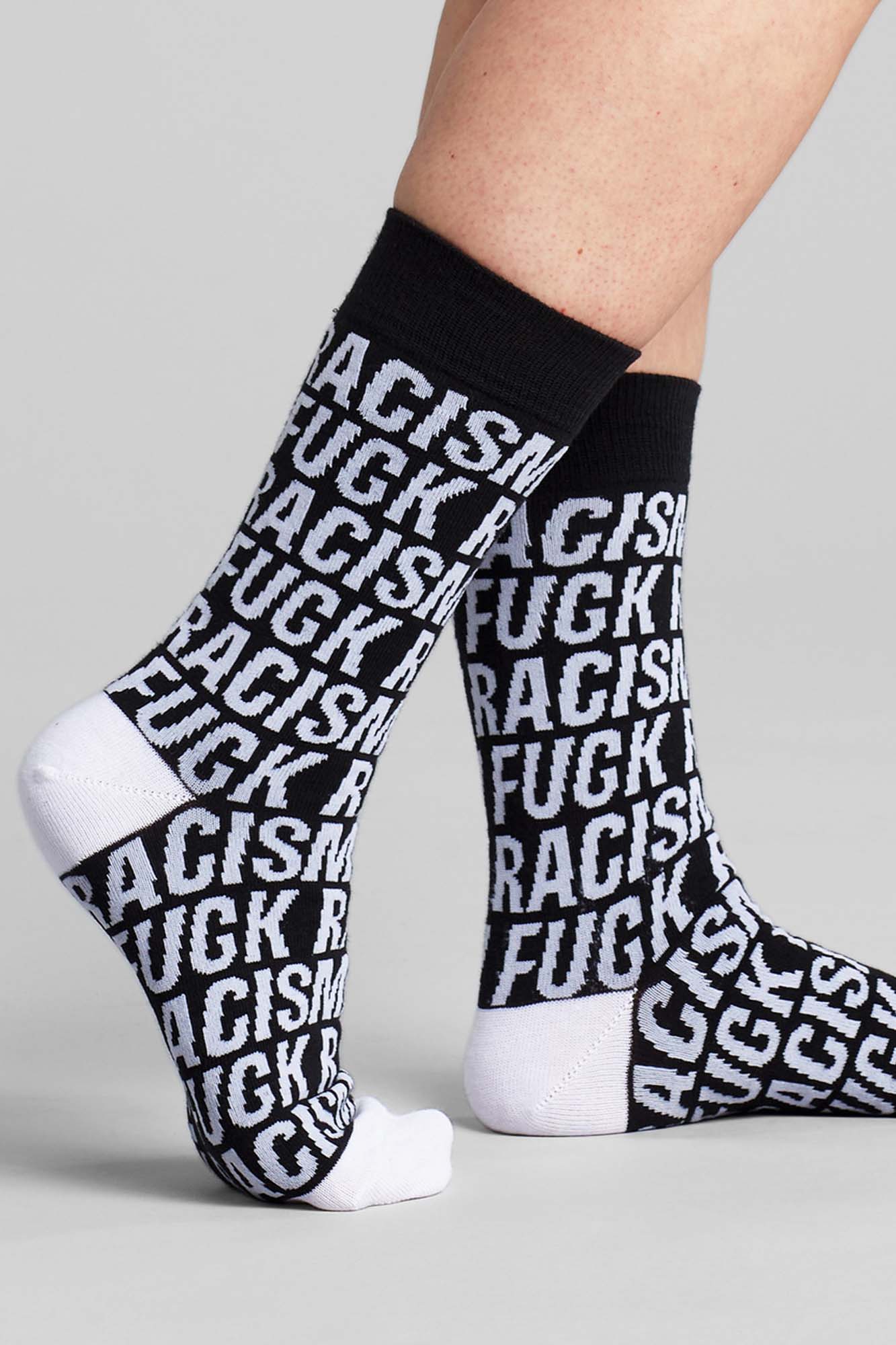 Calcetines de algodón FUCK RACISM