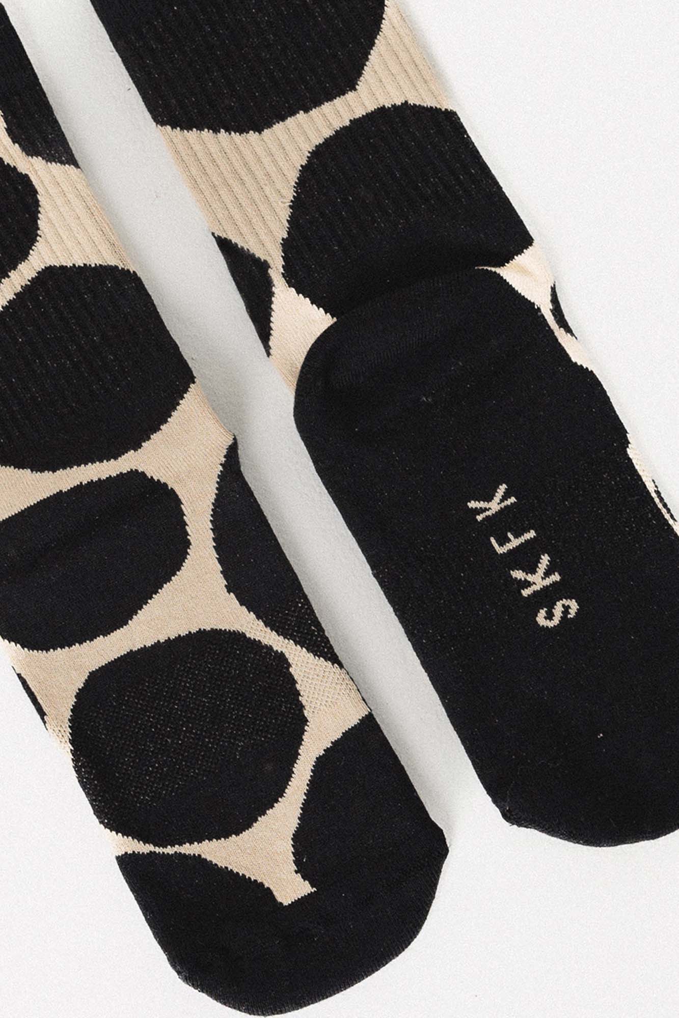 Calcetines de algodón orgánico EPEL DOT NEGRO