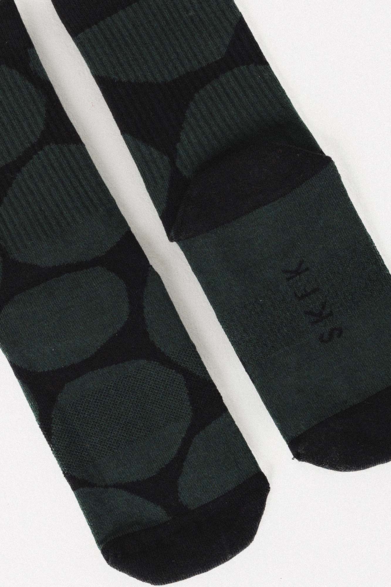 Calcetines de algodón orgánico EPEL DOT VERDE