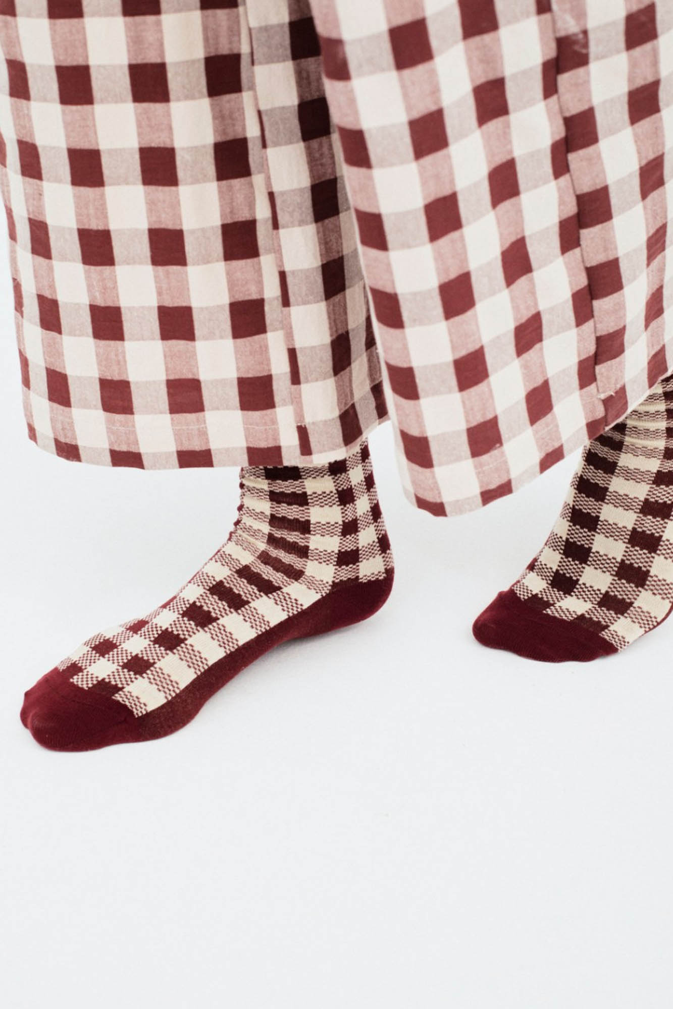 Calcetines de cuadros vichy HAUT GRANA