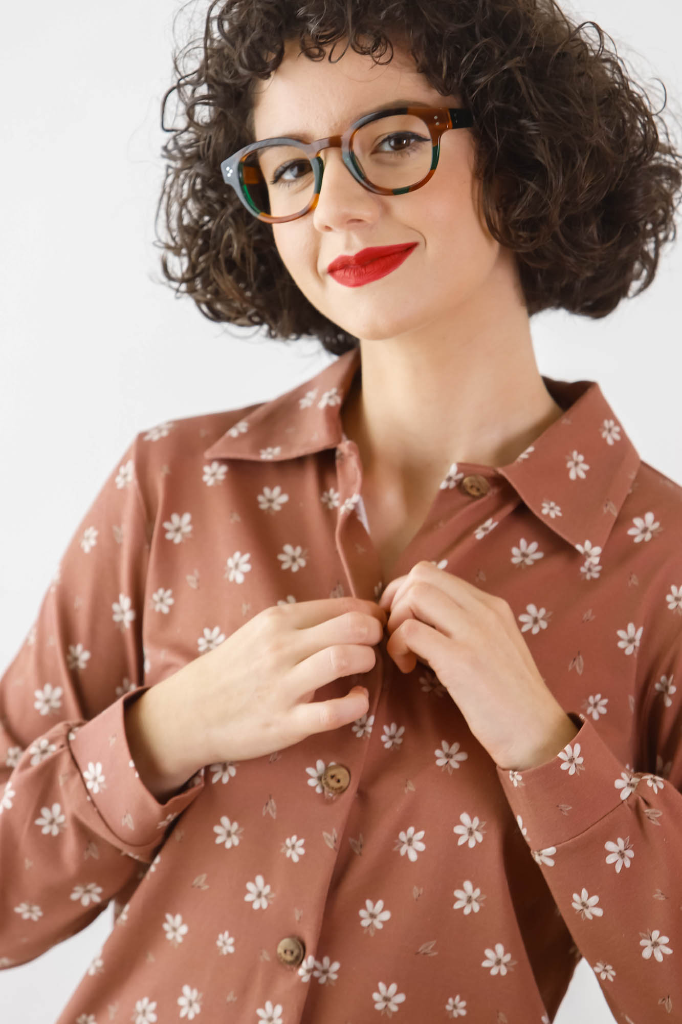 Camisa de algodón orgánico MARGARIDAS