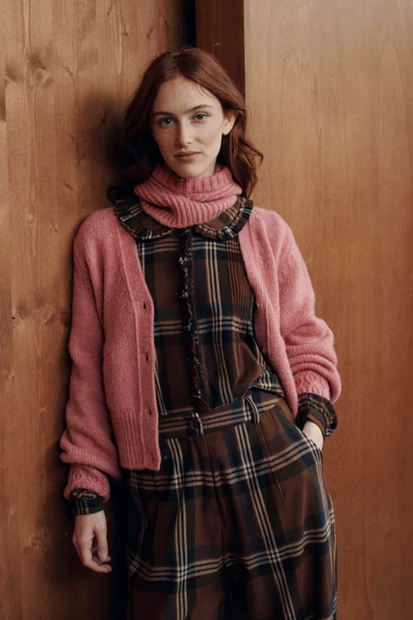 Camisa de cuadros BROWN