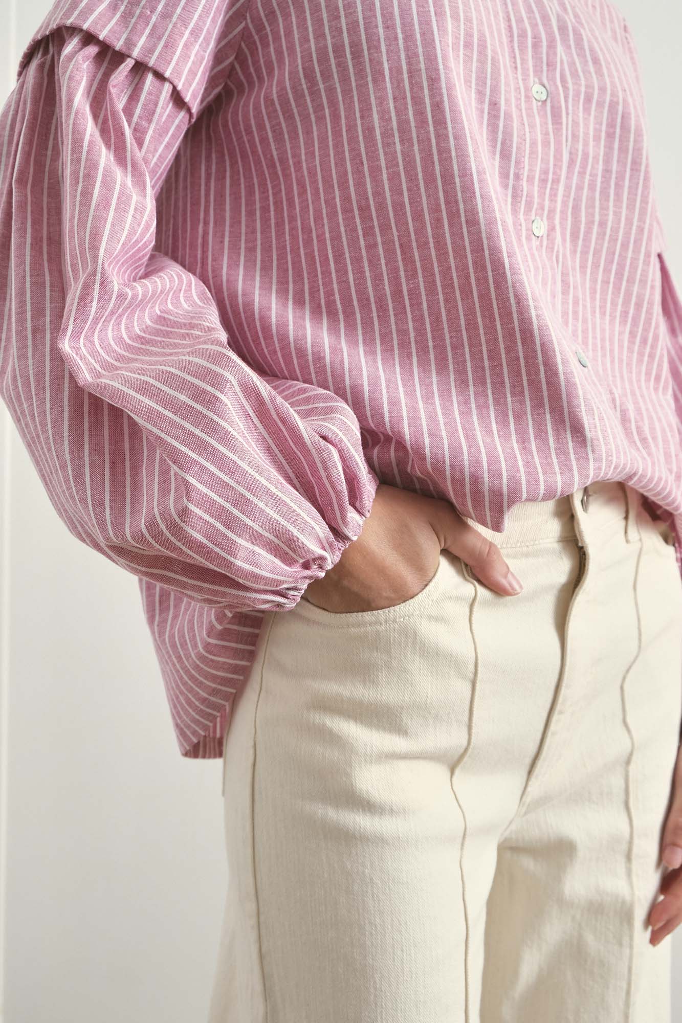 Camisa de rayas CAMELIA - Imagen 6