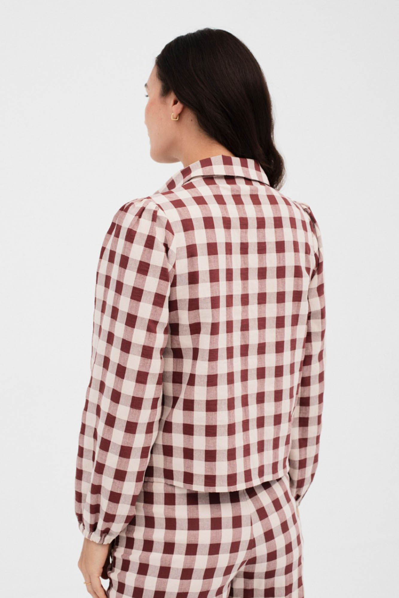 Camisa granate MARLENE - Imagen 3