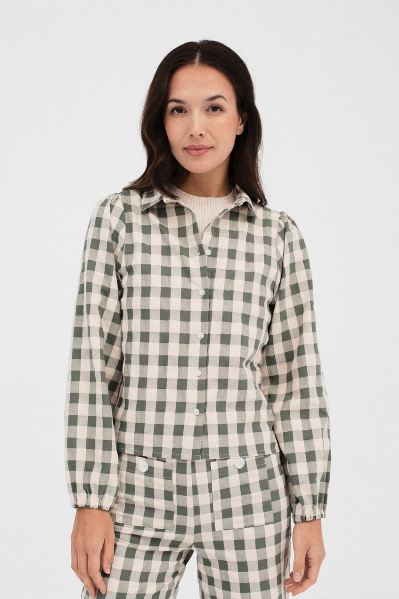 Camisa verde MARLENE