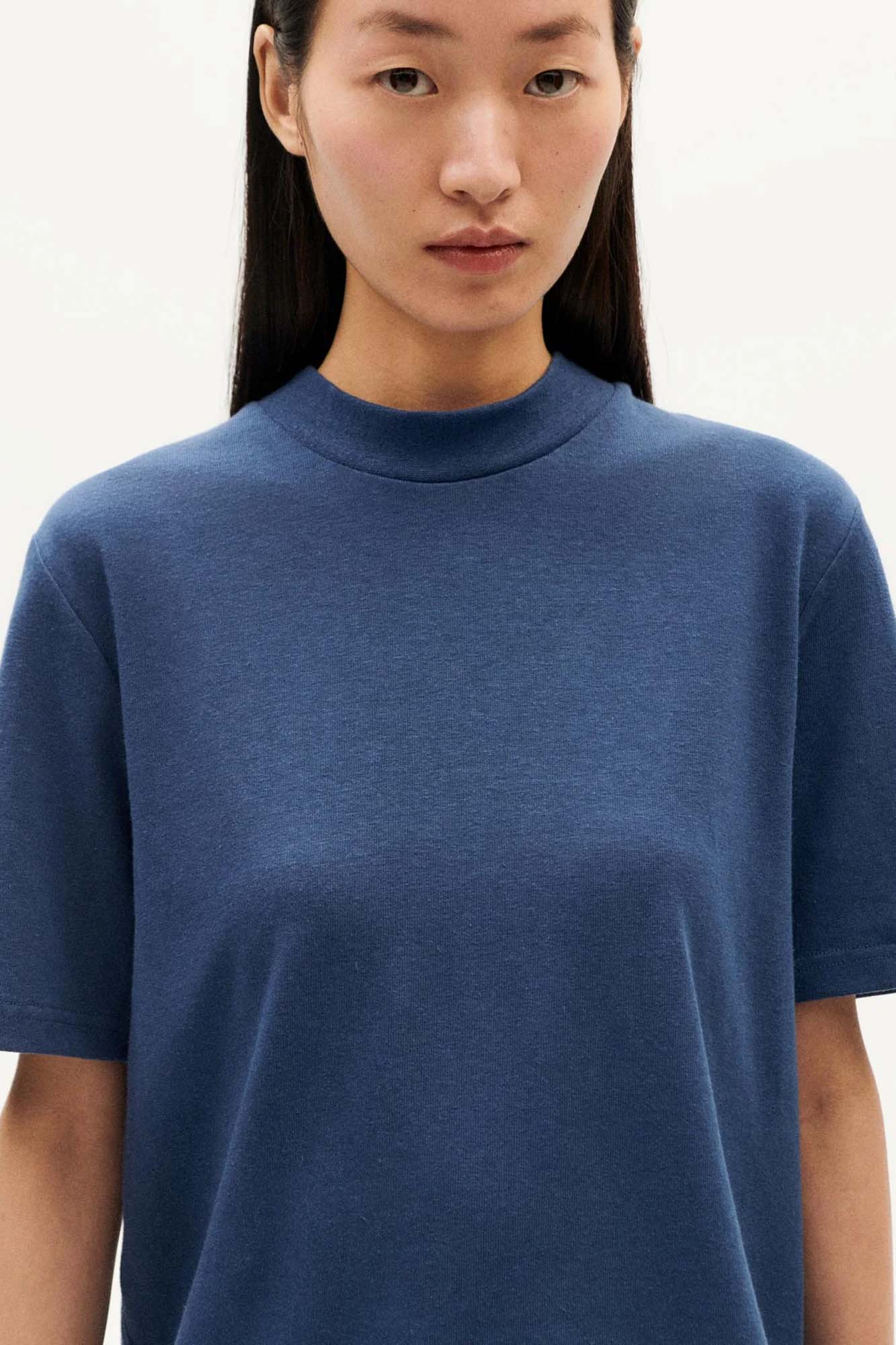 Camiseta azul hemp AIDIN