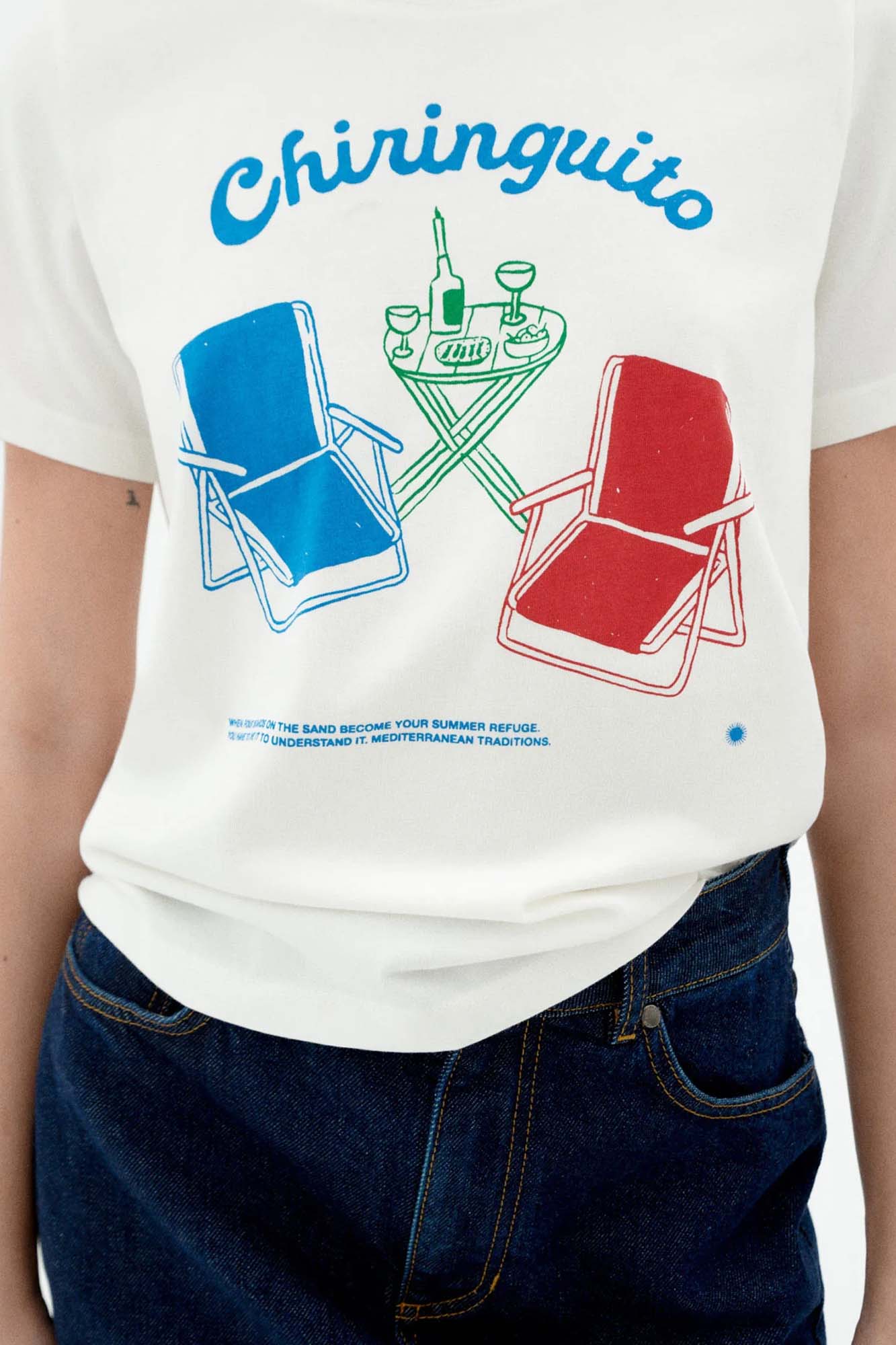 Camiseta blanca CHIRINGUITO