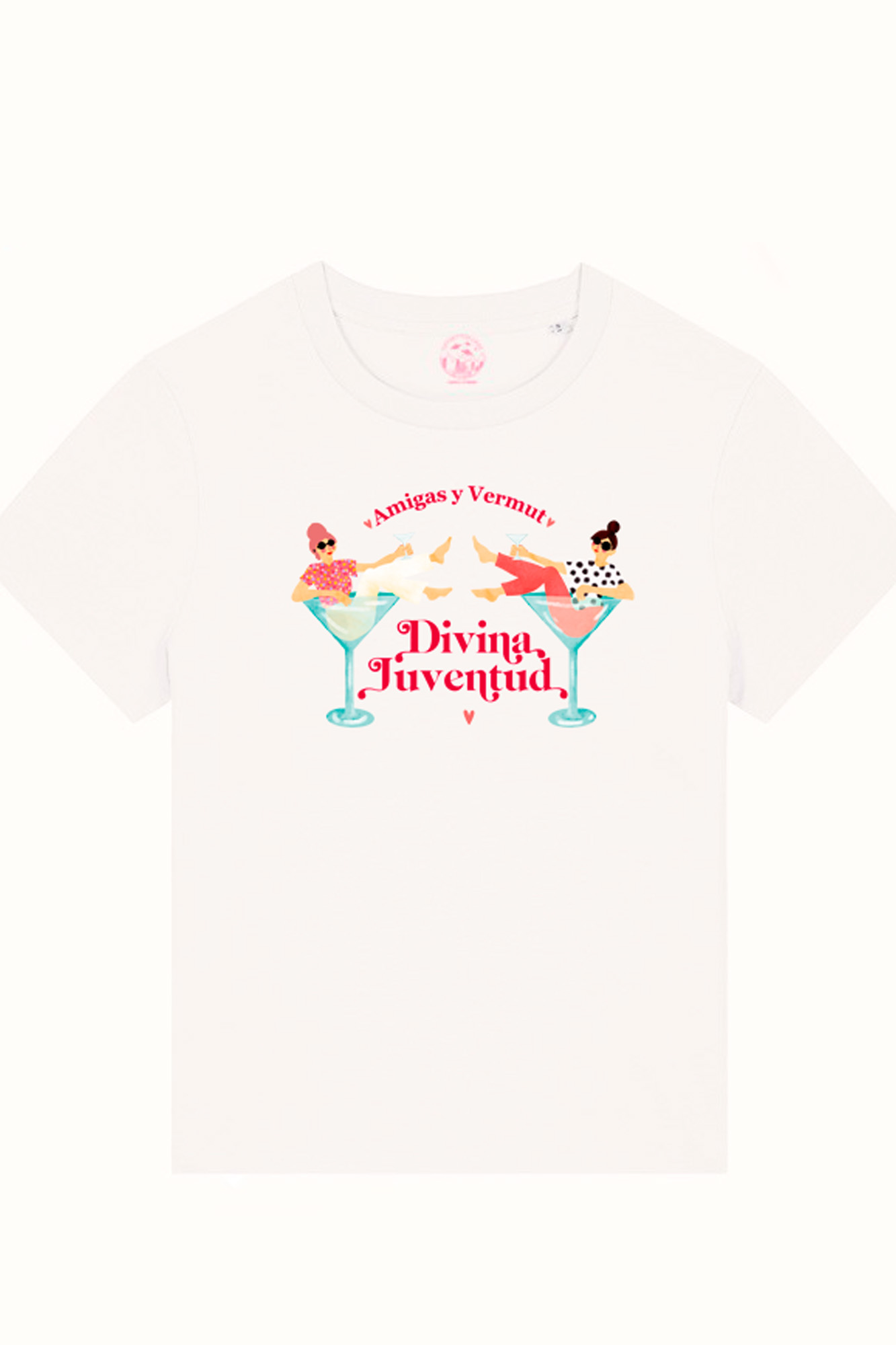 Camiseta de algodón AMIGAS Y VERMUT