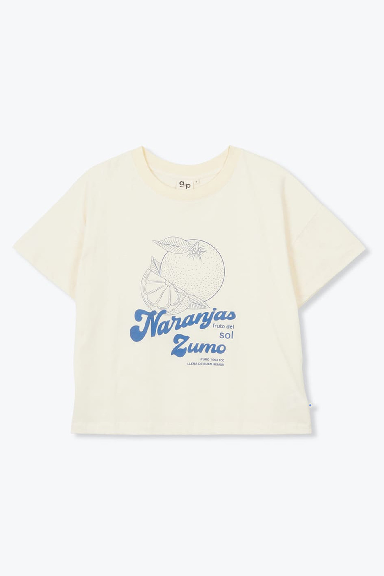 Camiseta de algodón NARANJAS ZUMO