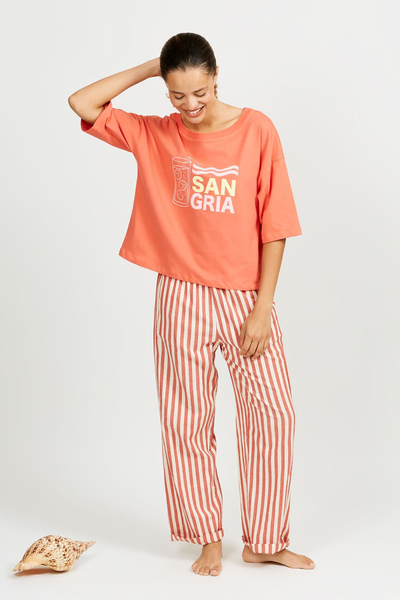 Camiseta de algodón SANGRIA