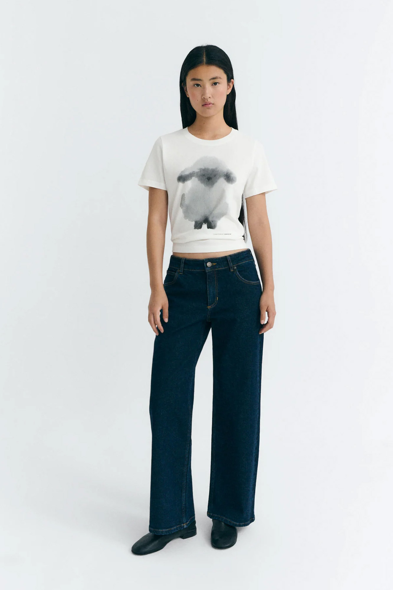 Camiseta de algodón orgánico CLOUD SHEEP