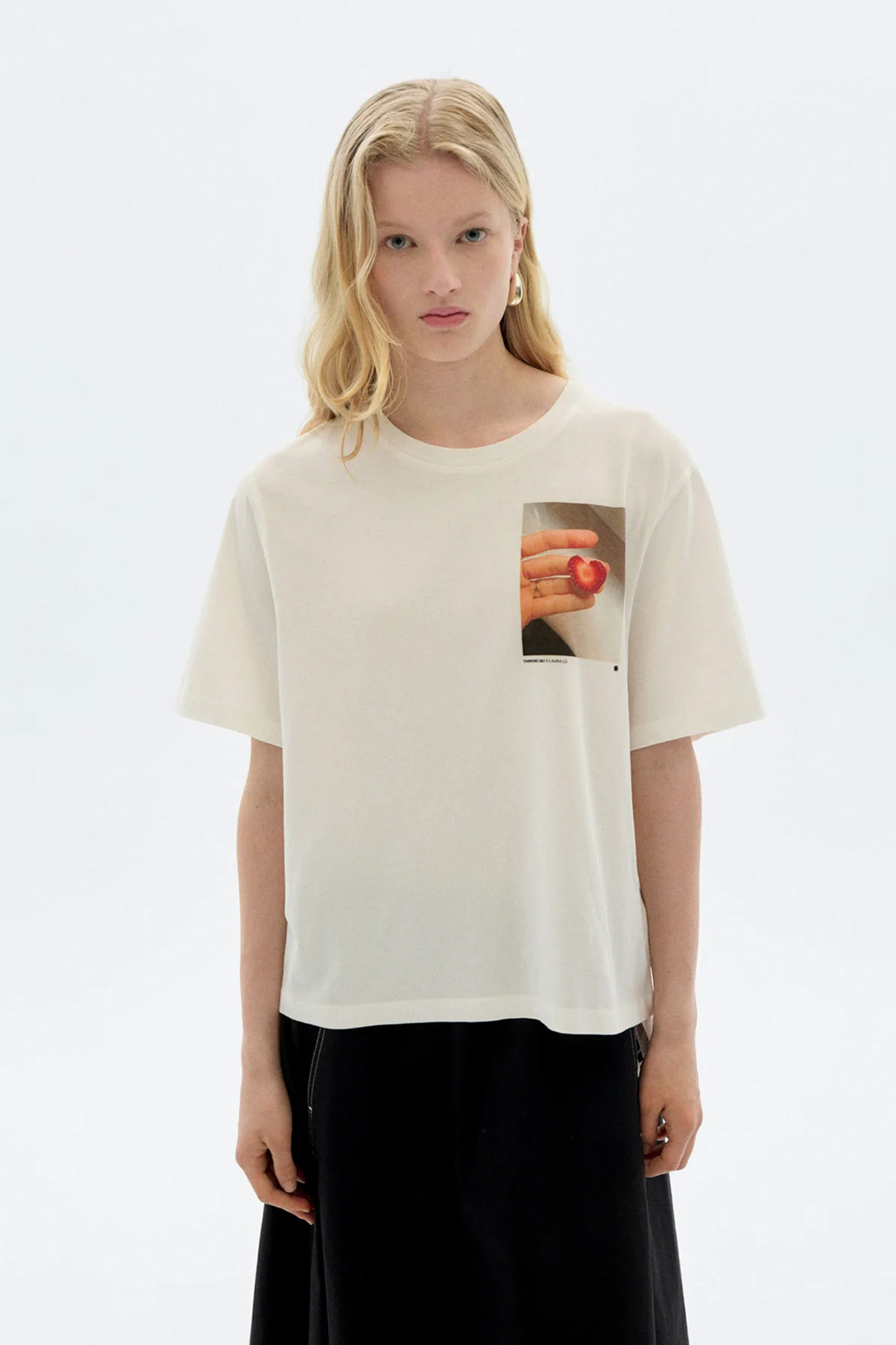 Camiseta de algodón orgánico FRESA LUCIA