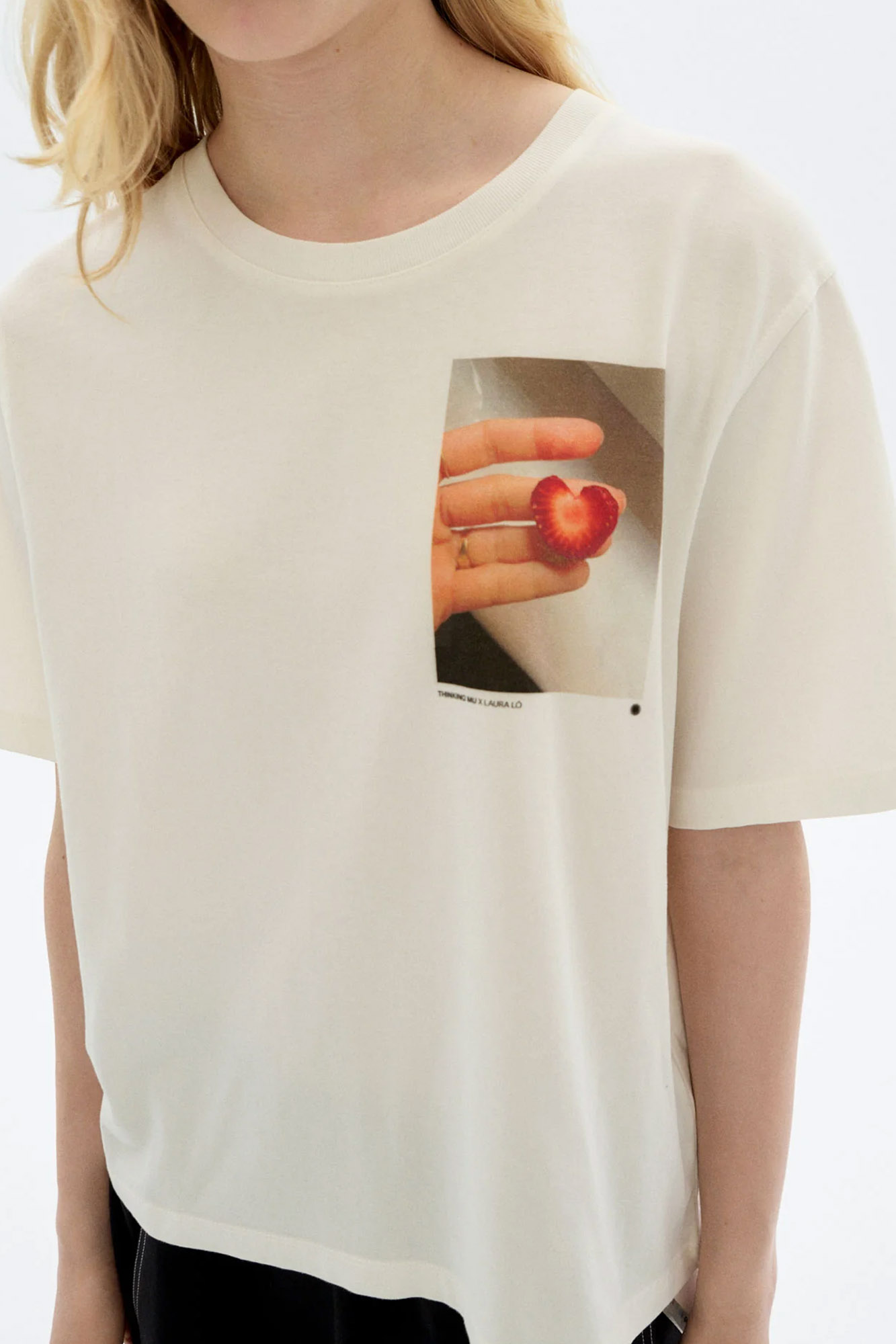 Camiseta de algodón orgánico FRESA LUCIA