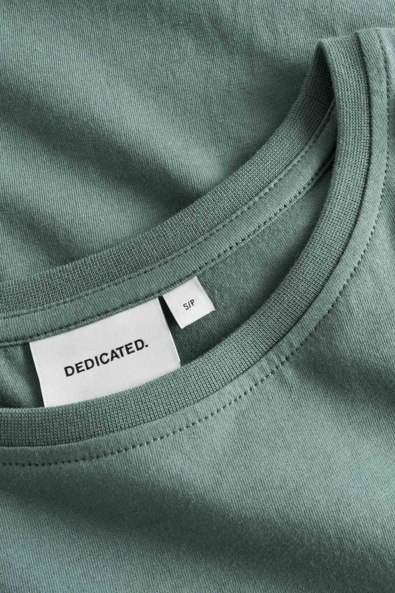 Camiseta de algodón orgánico VISBY FOREST GREEN