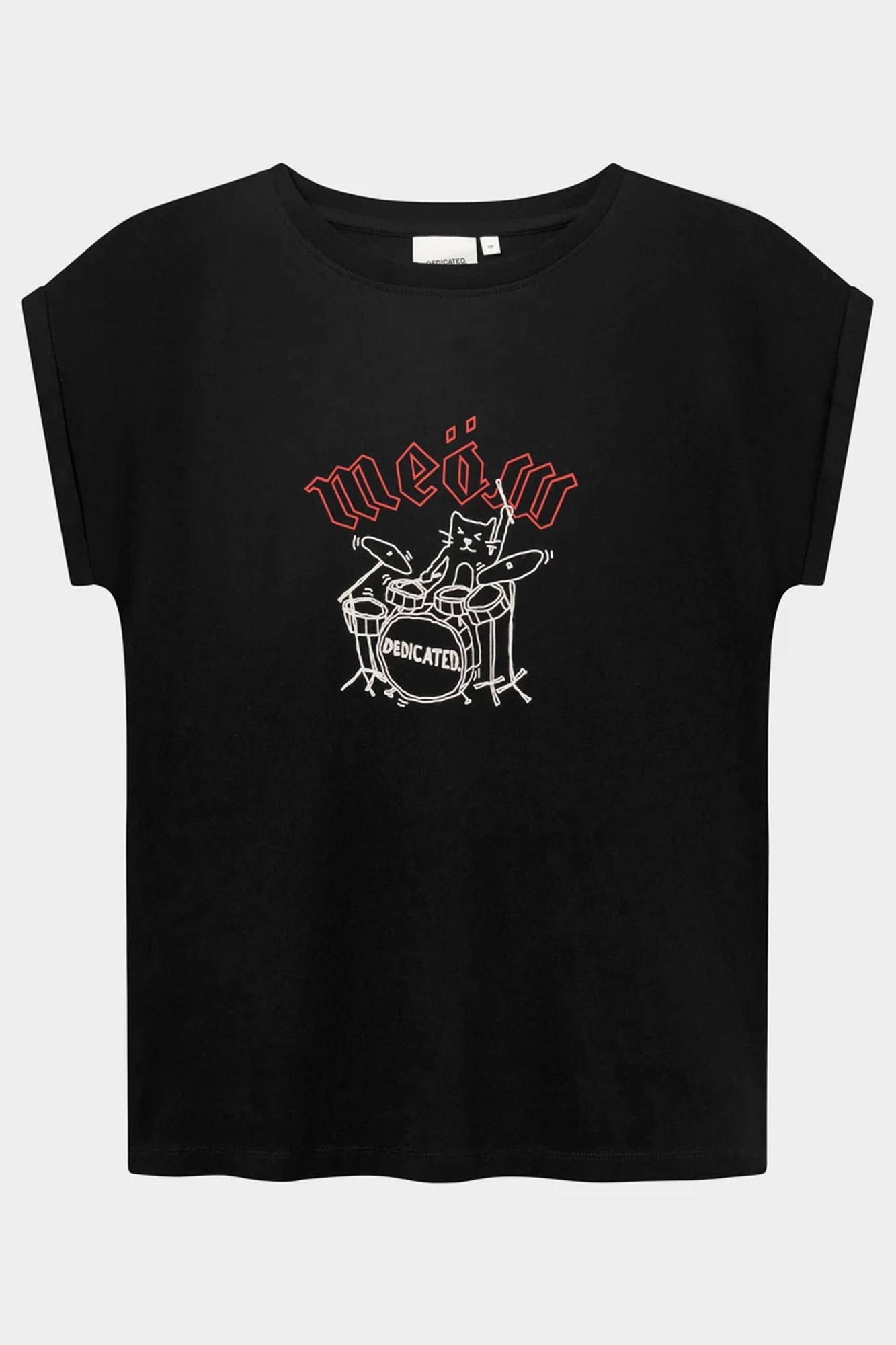 Camiseta de algodón orgánico VISBY MEOW - Imagen 3