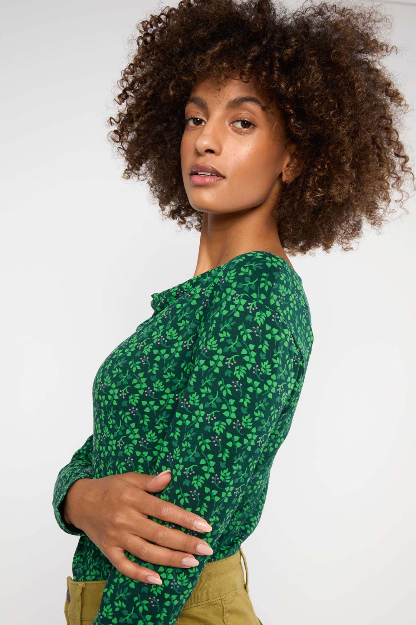 Camiseta con escote drapeado WISHFUL IVY - Imagen 3