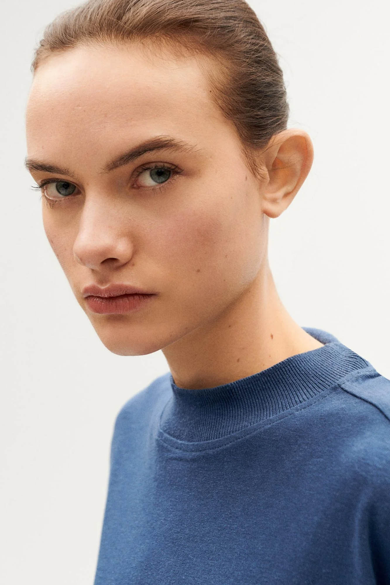 Camiseta gruesa azul hemp FREIRE - Imagen 3