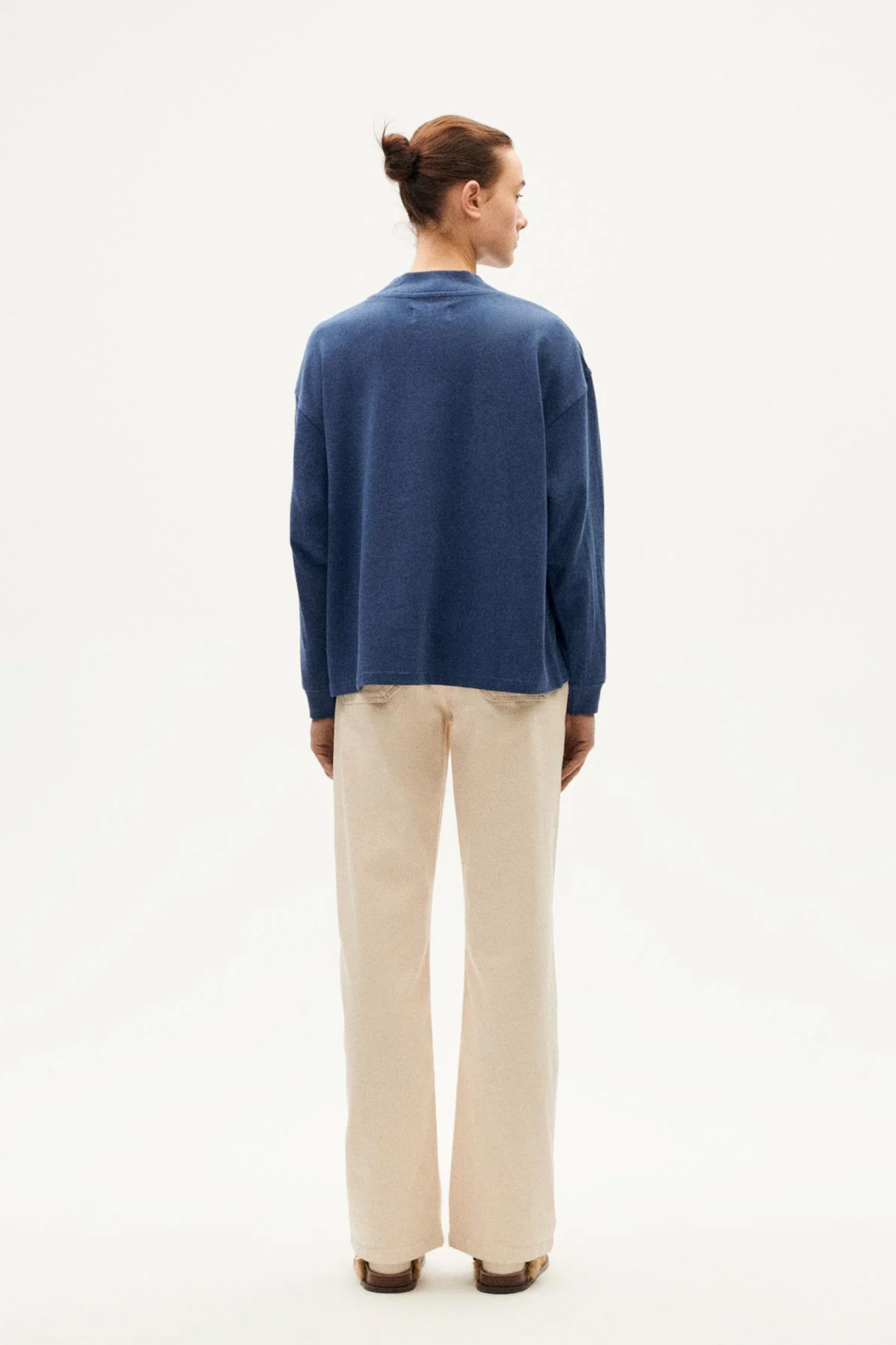 Camiseta gruesa azul hemp FREIRE - Imagen 4