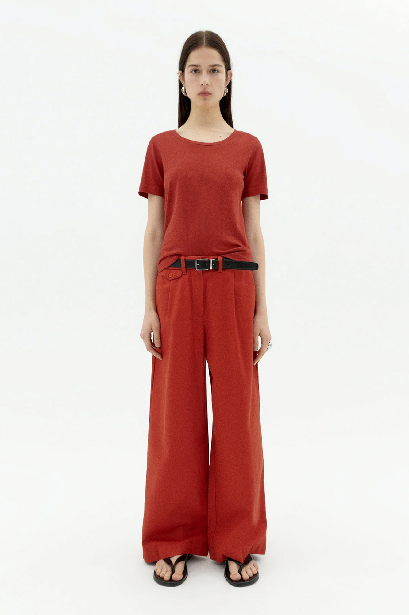 Camiseta roja HEMP CÁÑAMO CASSIA