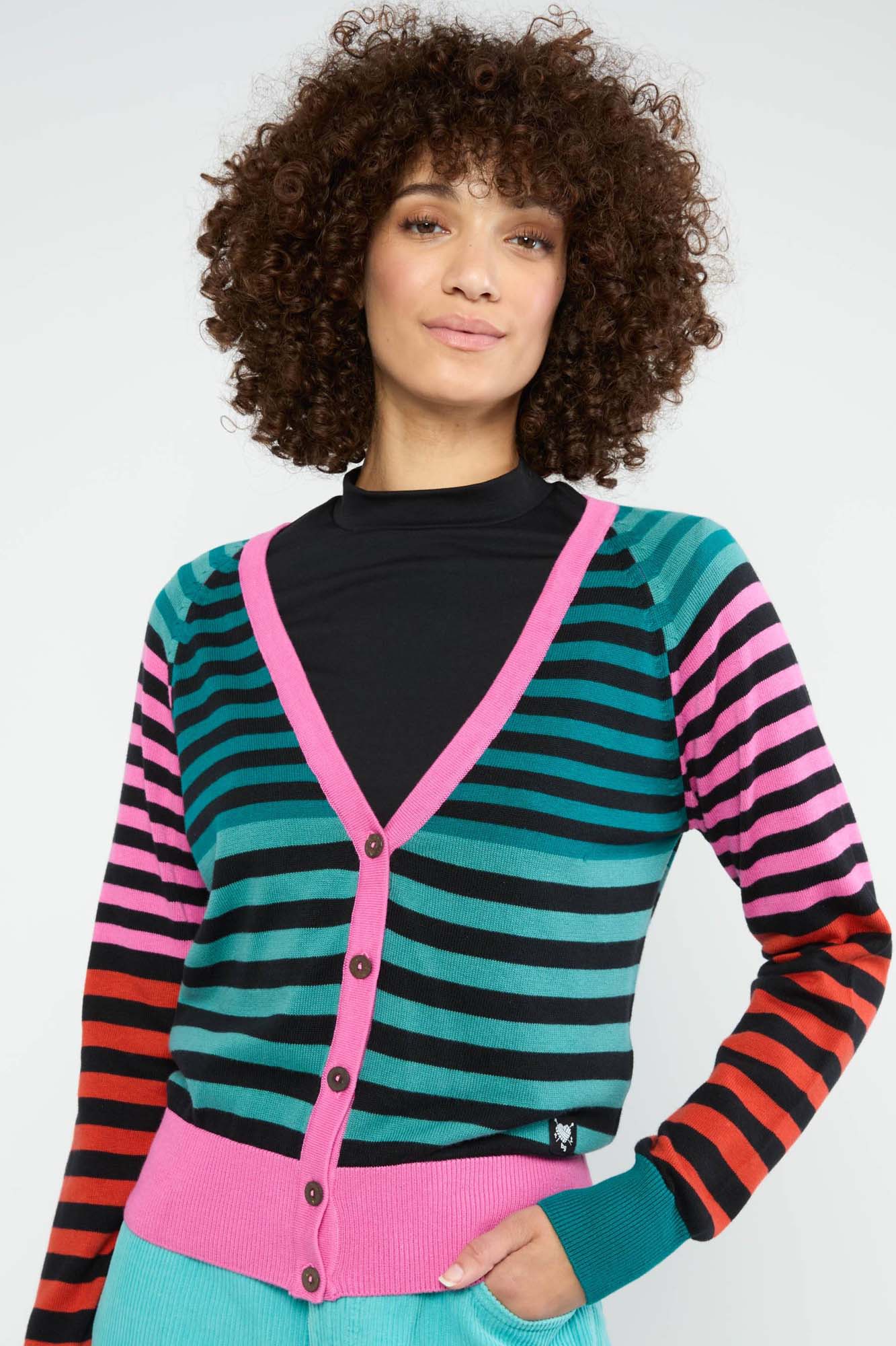 Cardigan de rayas BRIGHT SIDE