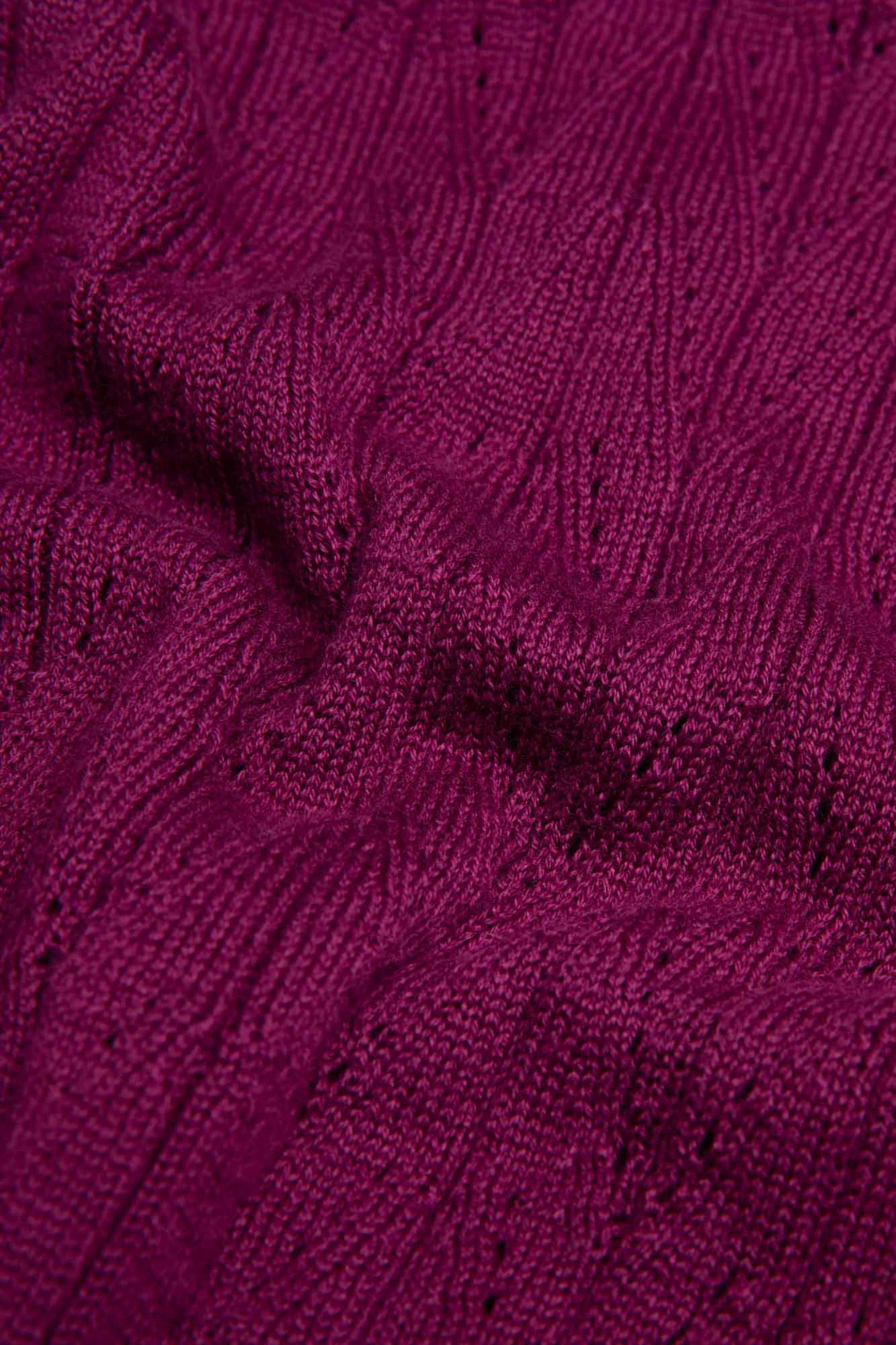 Cárdigan morado SAVE THE WORLD