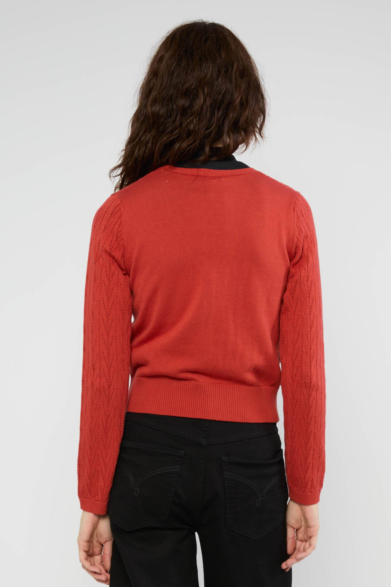 Cárdigan rojo SAVE THE WORLD - Imagen 3