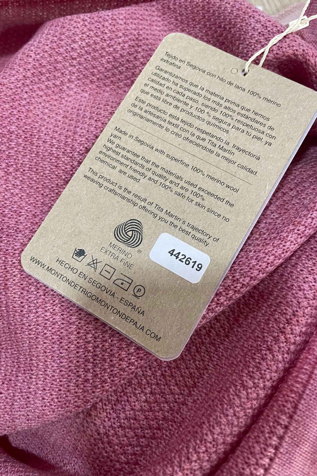 CHAL MERINO ROSA 442619 - Imagen 3