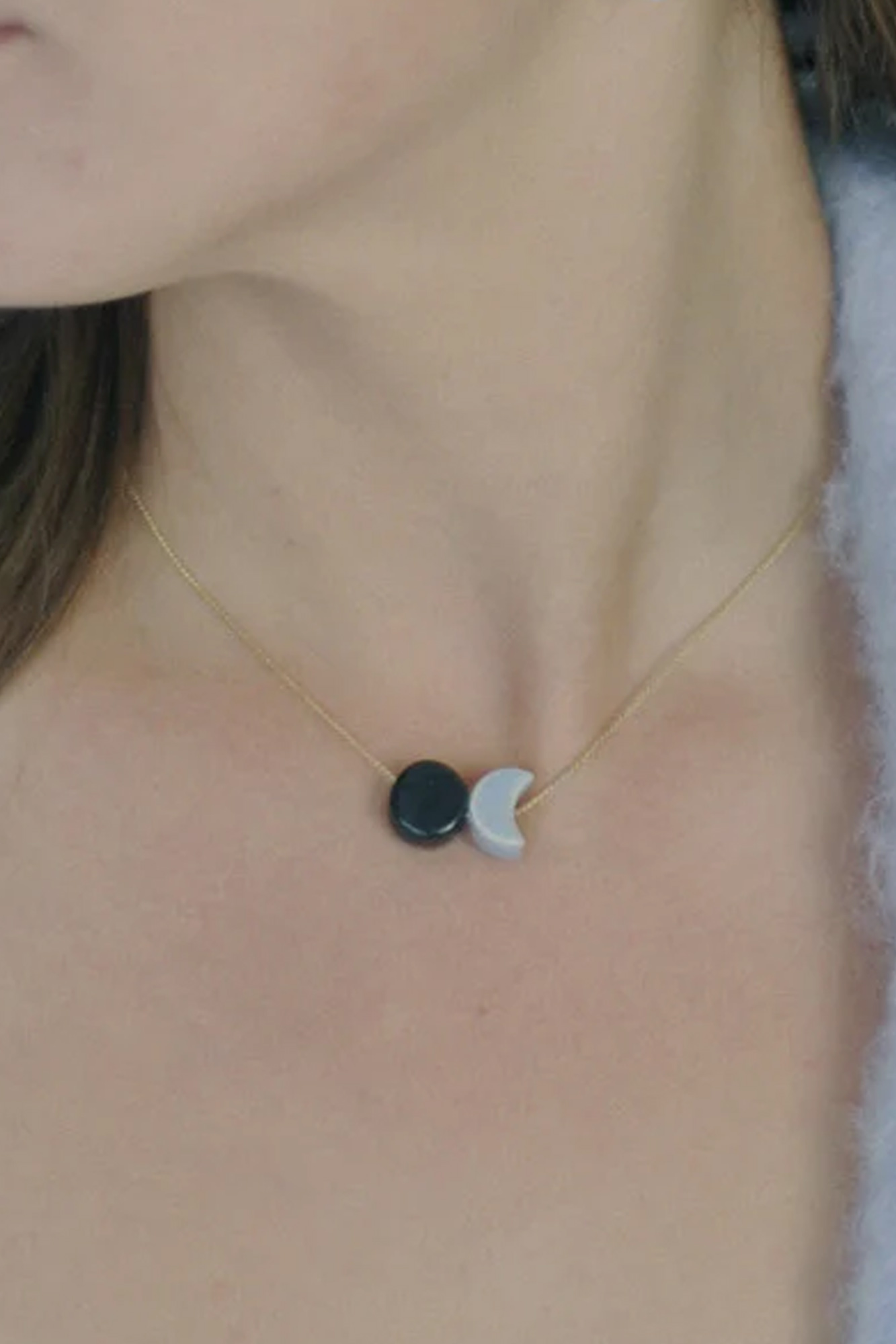 Collar de cerámica LE SOLEIL ET LA LUNE