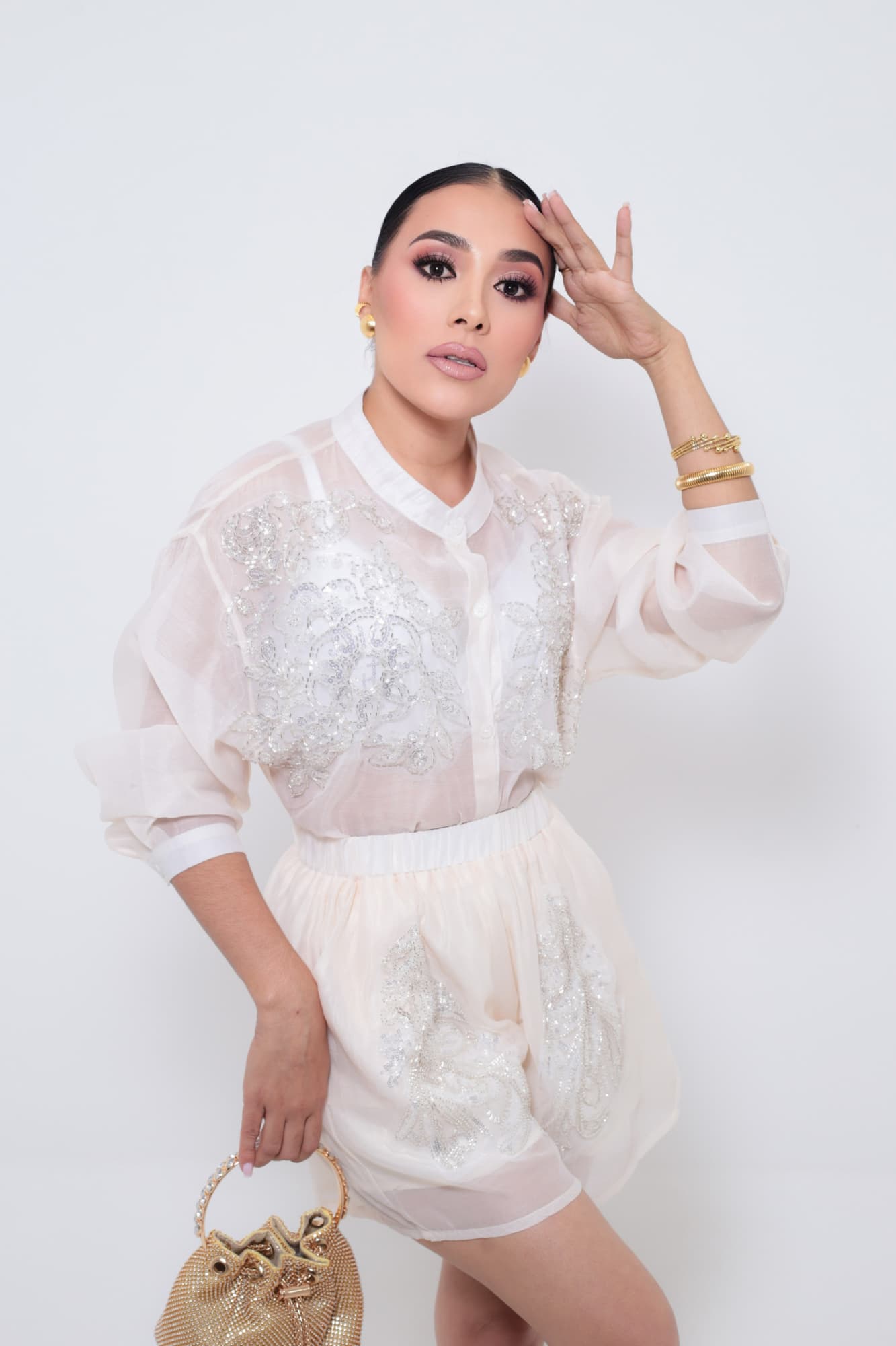 Conjunto Blanco Elegante P06264