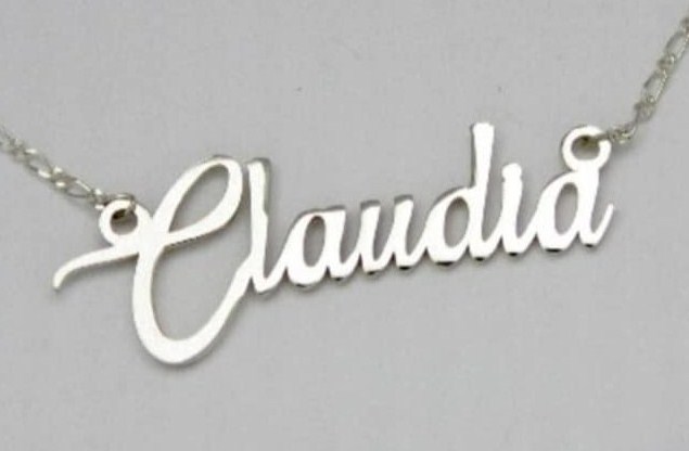 GARGANTILLA PLATA NOMBRE PERSONALIZADO