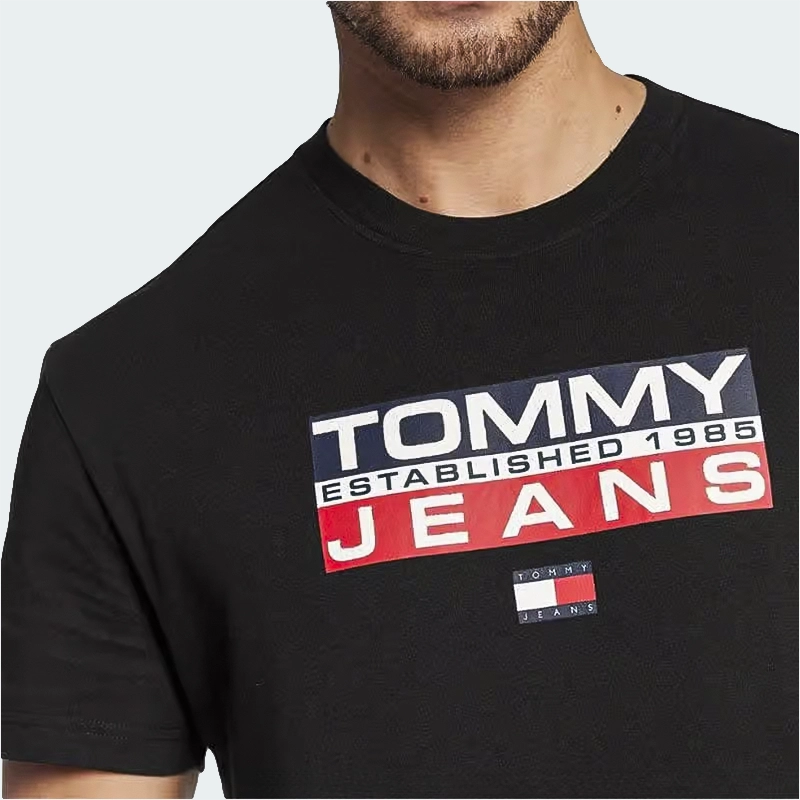 Camiseta Tommy Jeans Athletic Regular Fit Para Hombre K05203