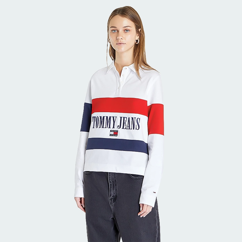 Camibuzo Polo Tommy Jeans Block Mujer K05136