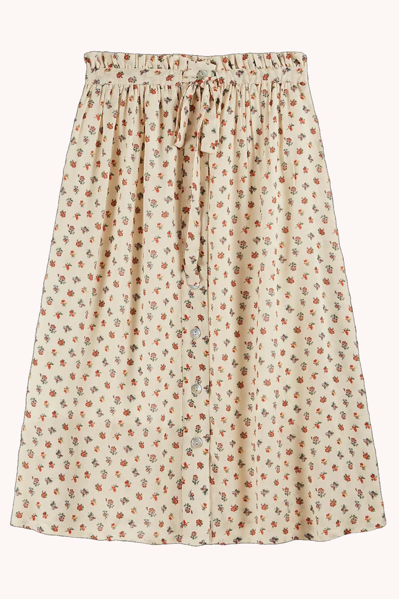 Falda de flores BELDA ROJO - Imagen 3
