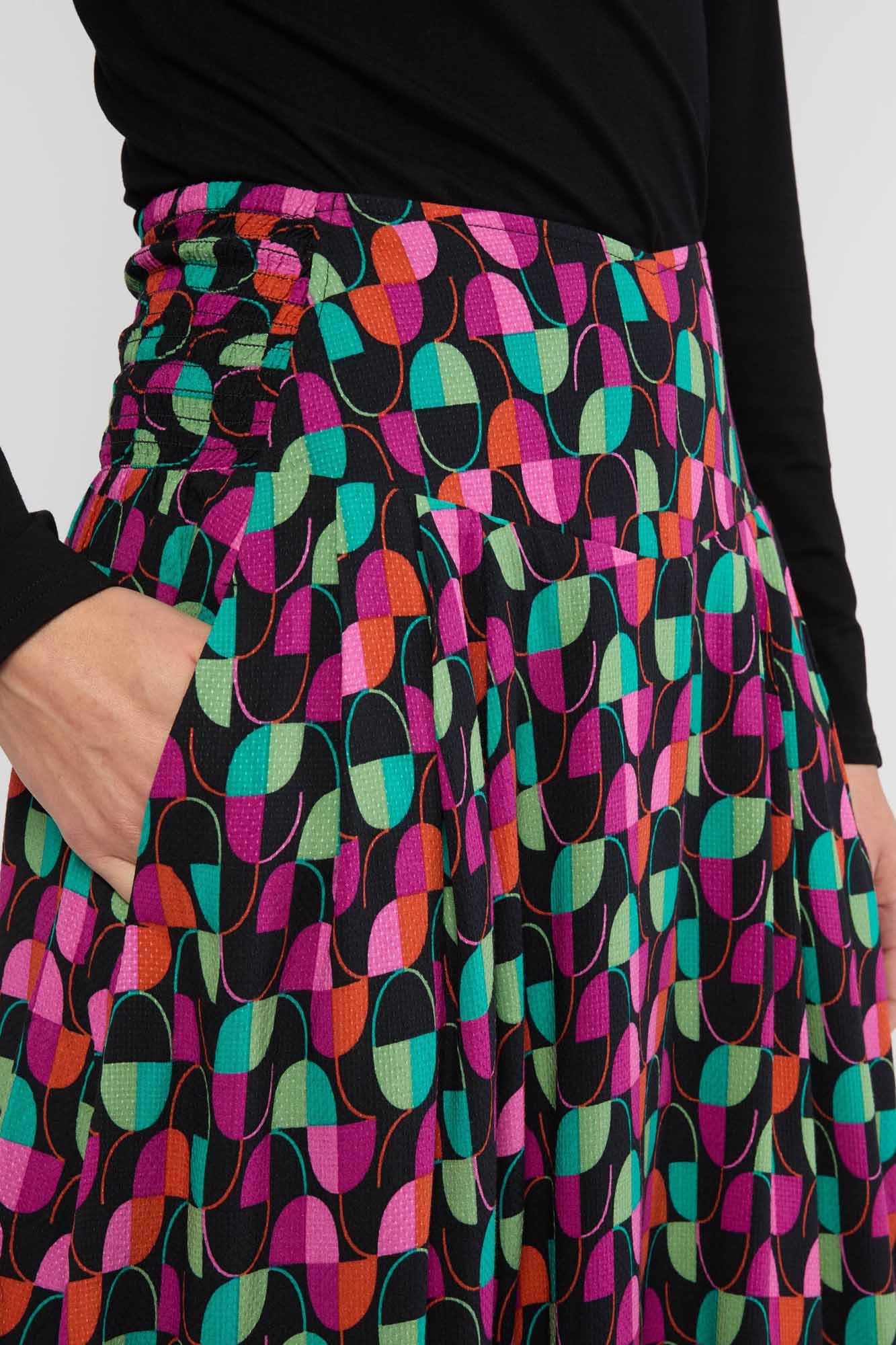 Falda midi HAPPY HIPS