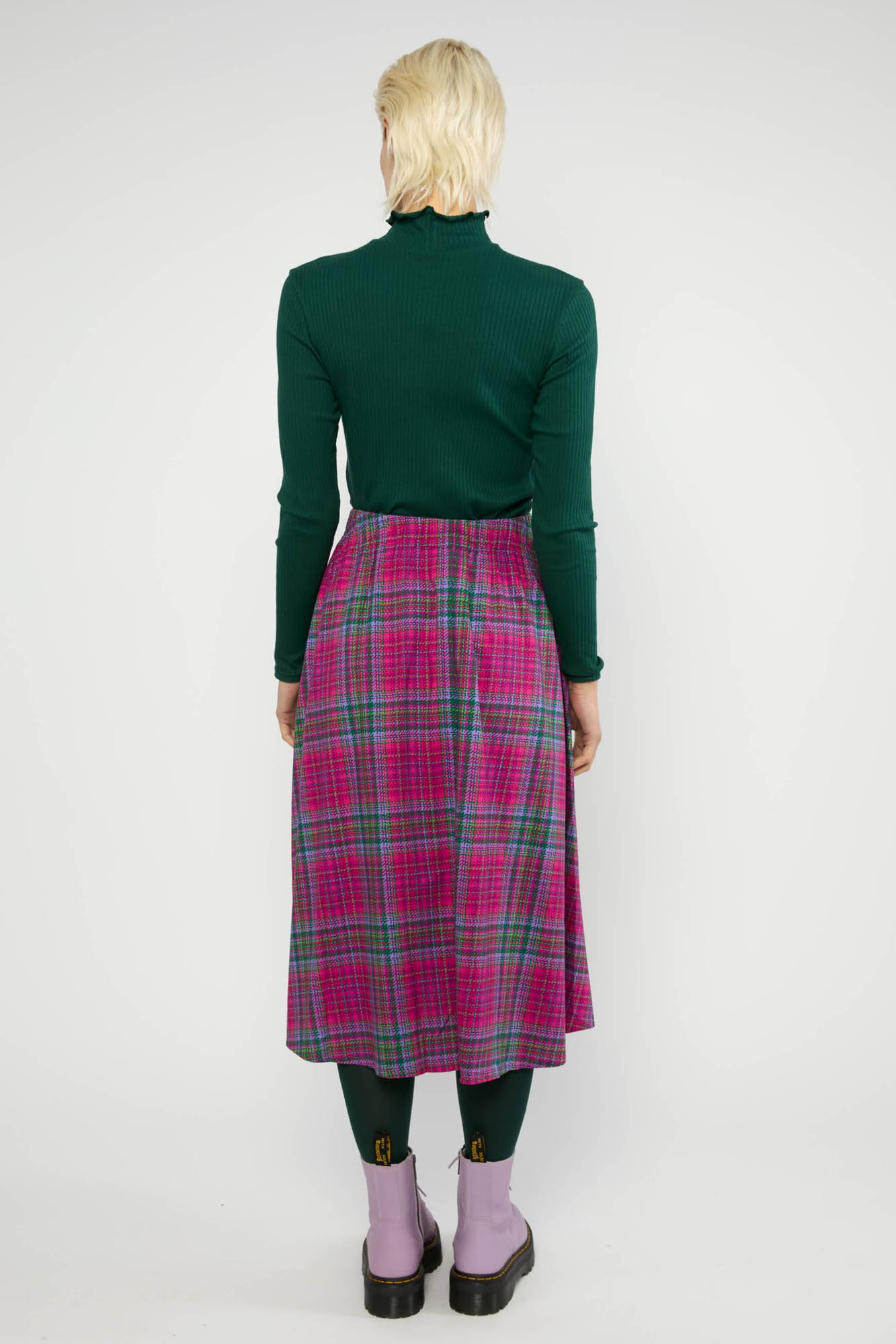 Falda midi SWING AROUND THE CLOCK PINK - Imagen 5