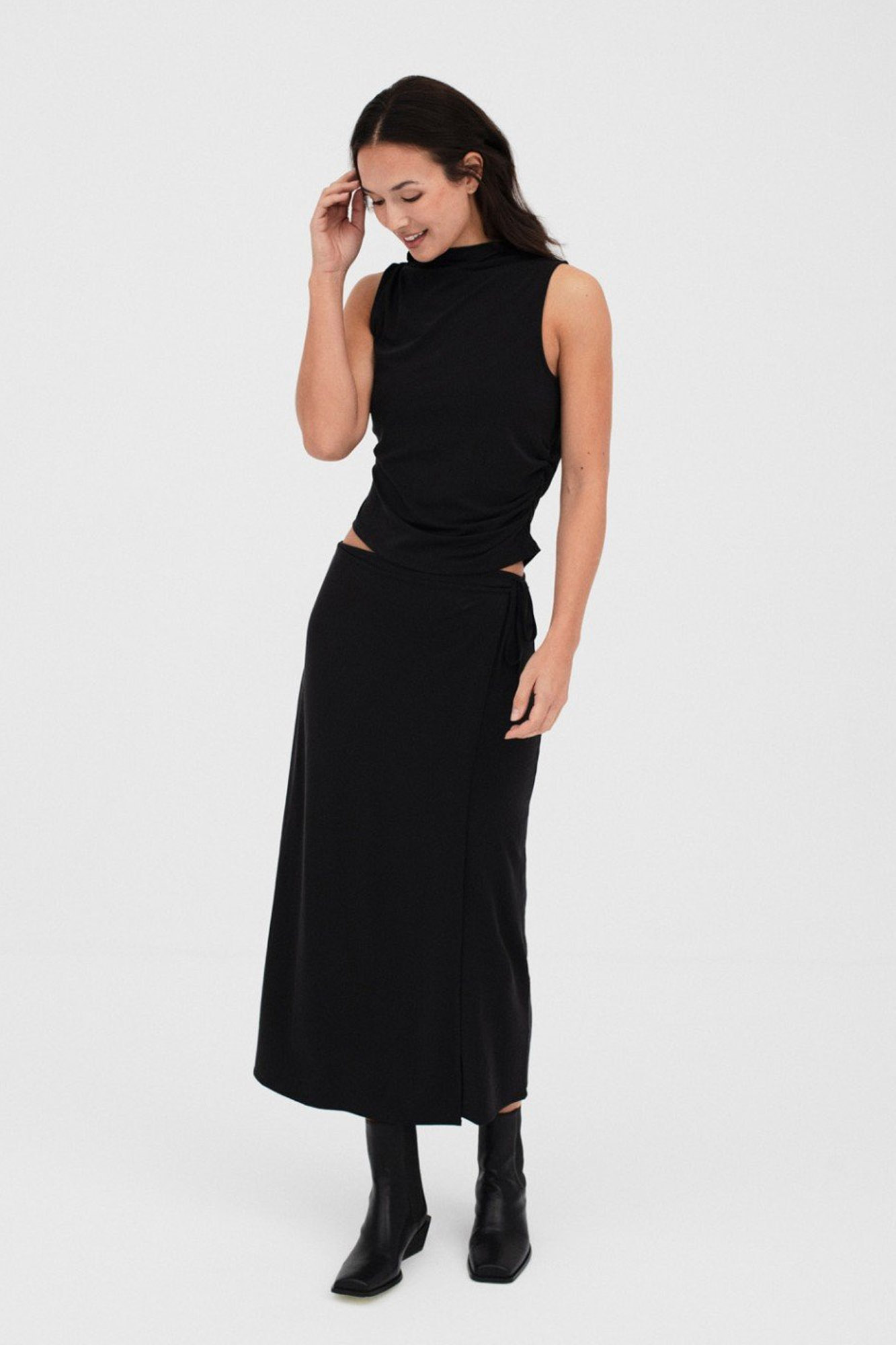 Falda pareo SPITAL NEGRO