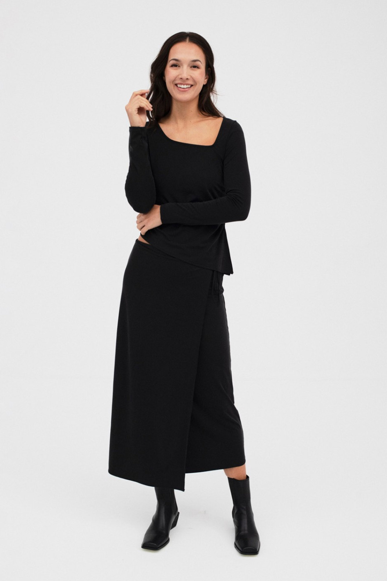 Falda pareo SPITAL NEGRO - Imagen 3