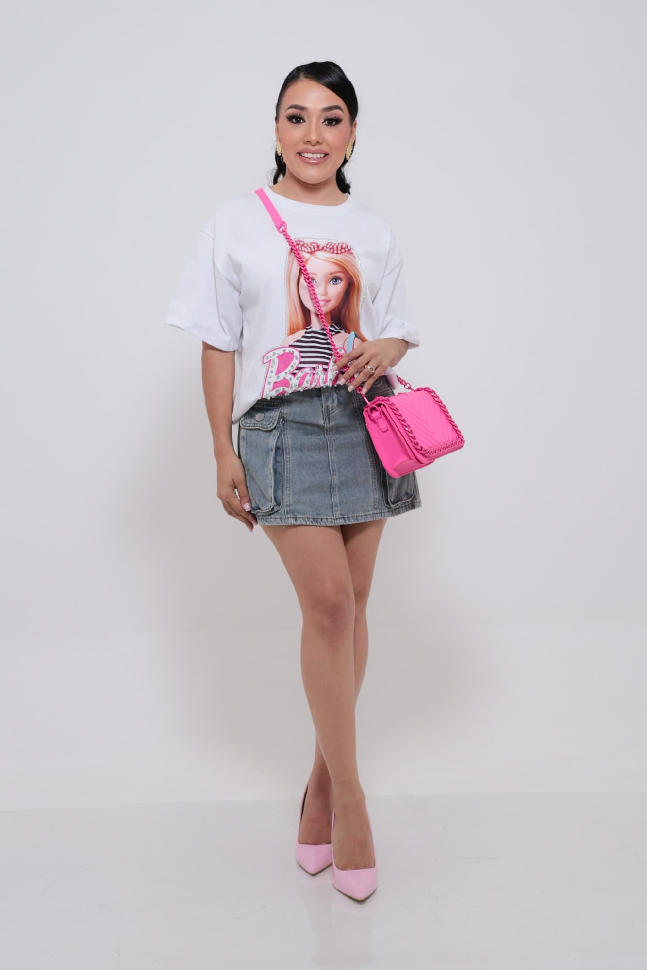 SHORT FALDA DENIM P07250