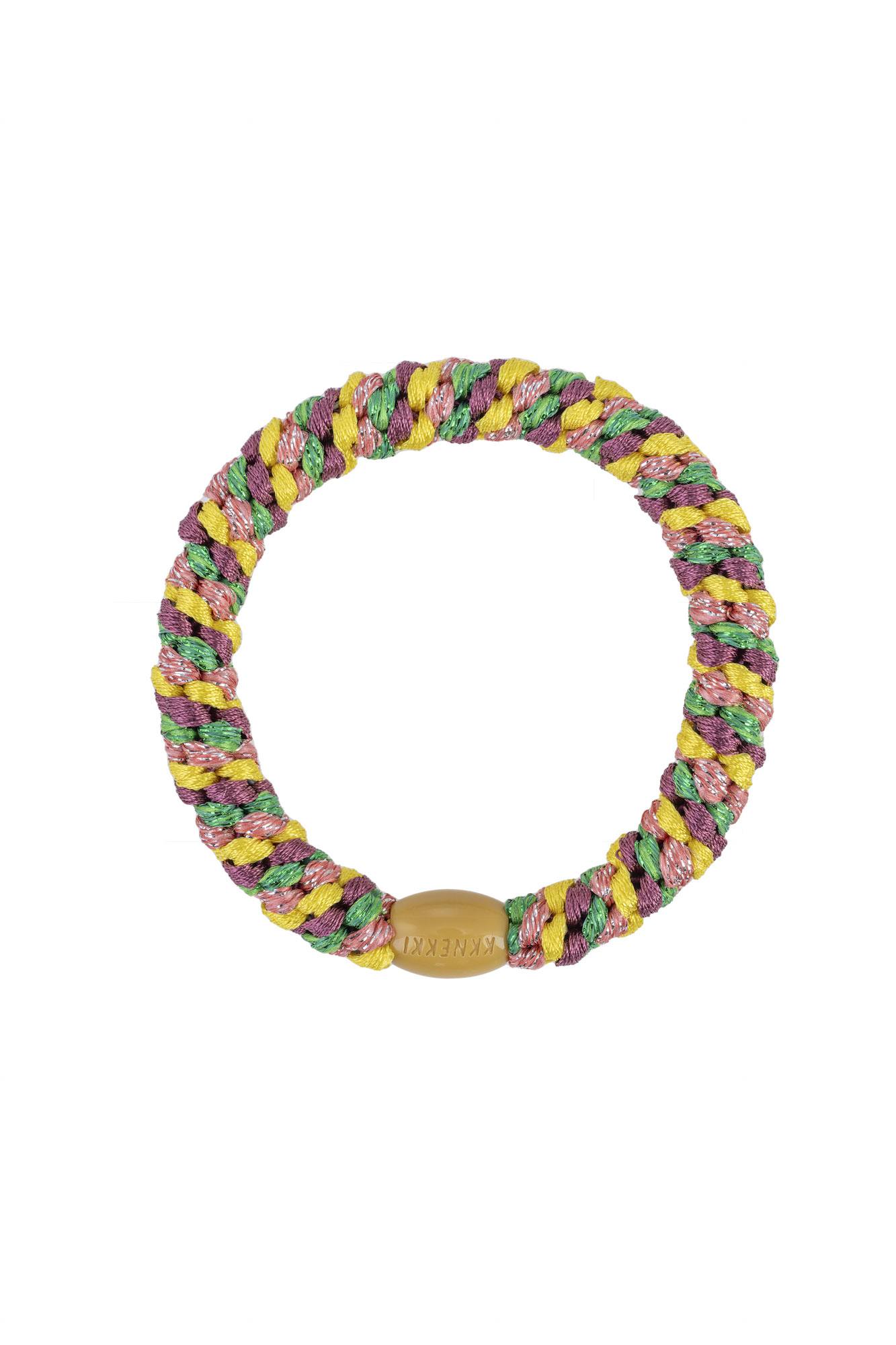 Goma para el pelo KKNEKKI GREEN YELLOW PINK