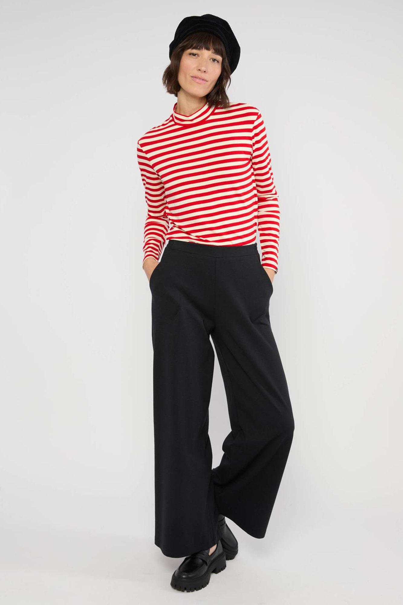 Gorro de algodón orgánico D´AMOUR NEGRO - Imagen 3