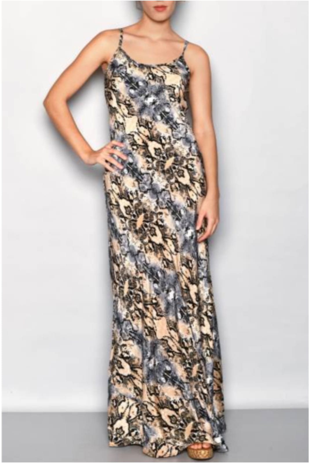 Vestido largo mujer estampado Animal Print