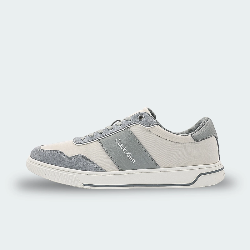 Tenis Calvin Klein Low Top Lace Up Mix Gris Hombre K05671
