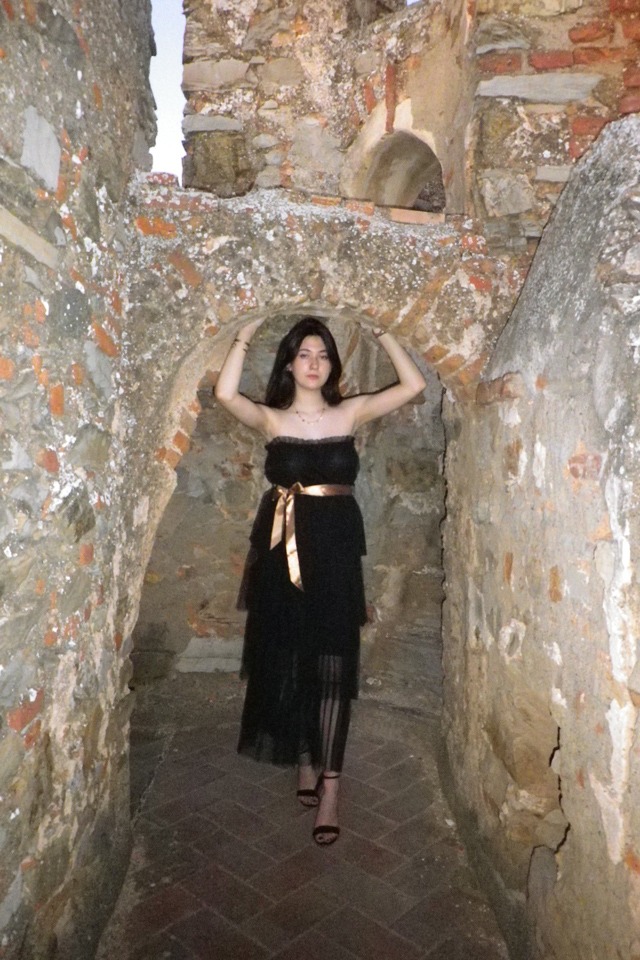 Vestido mujer tul largo - Imagen 3