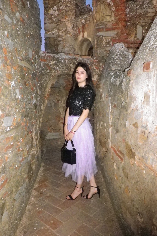 Falda mujer tul volantes