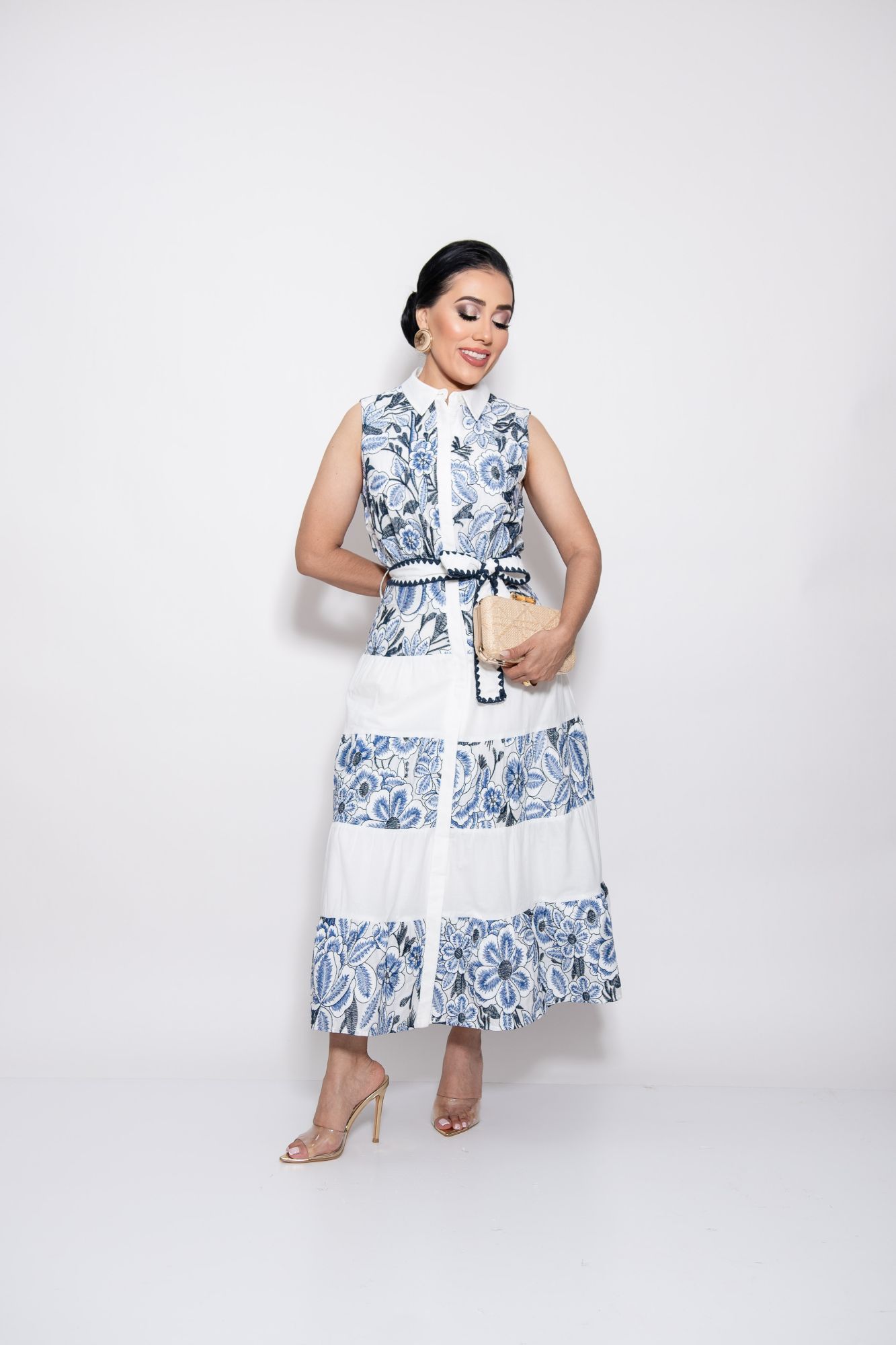 Midi Vestido Blue P06970