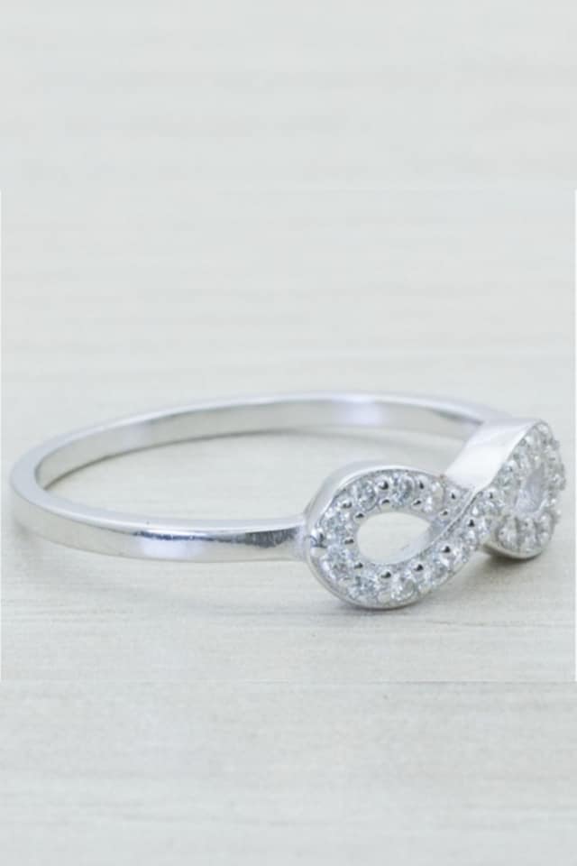 ANILLO PLATA INFINITO MUJER