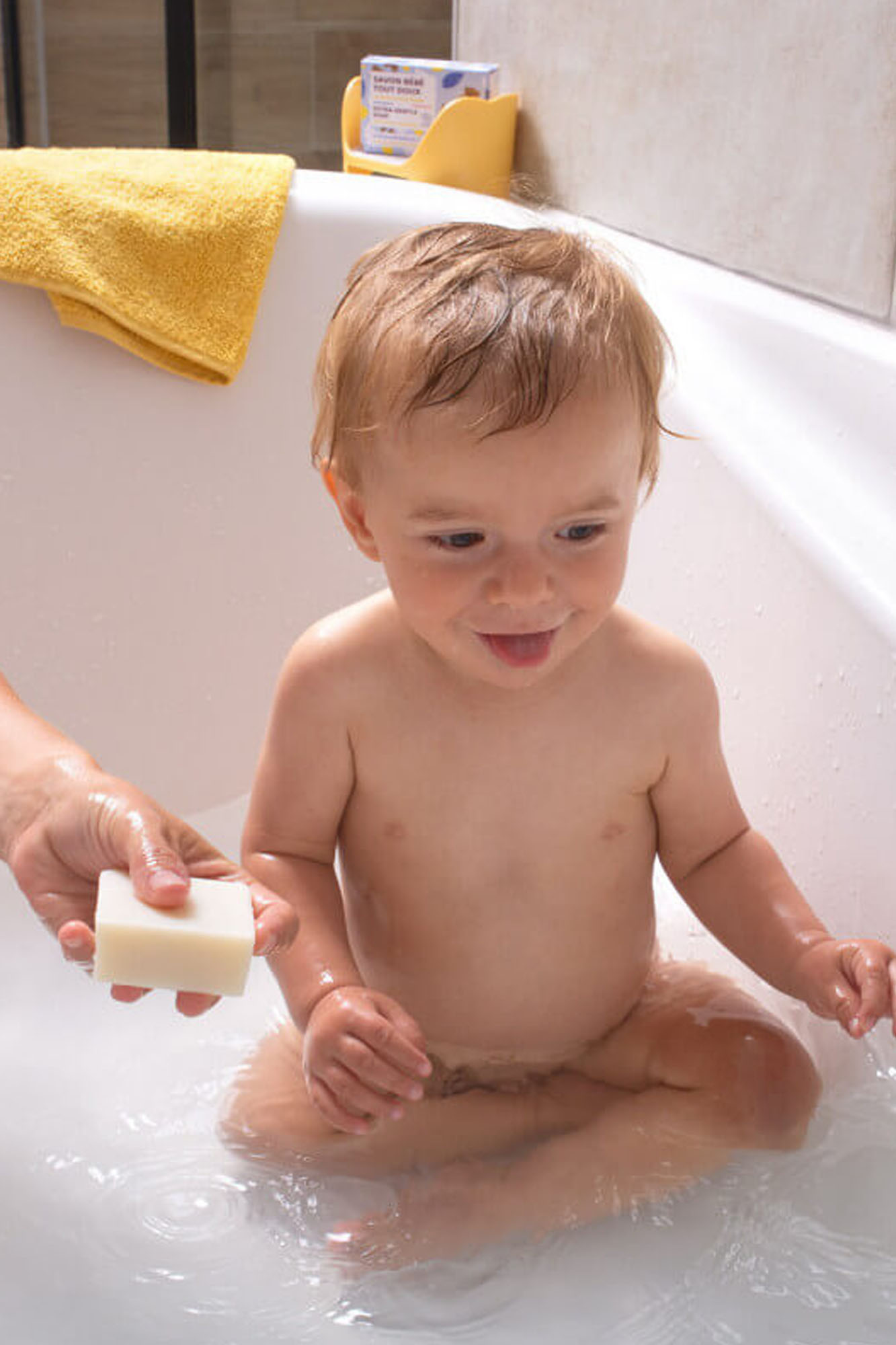 Jabón en pastilla para bebés TOUT DOUX