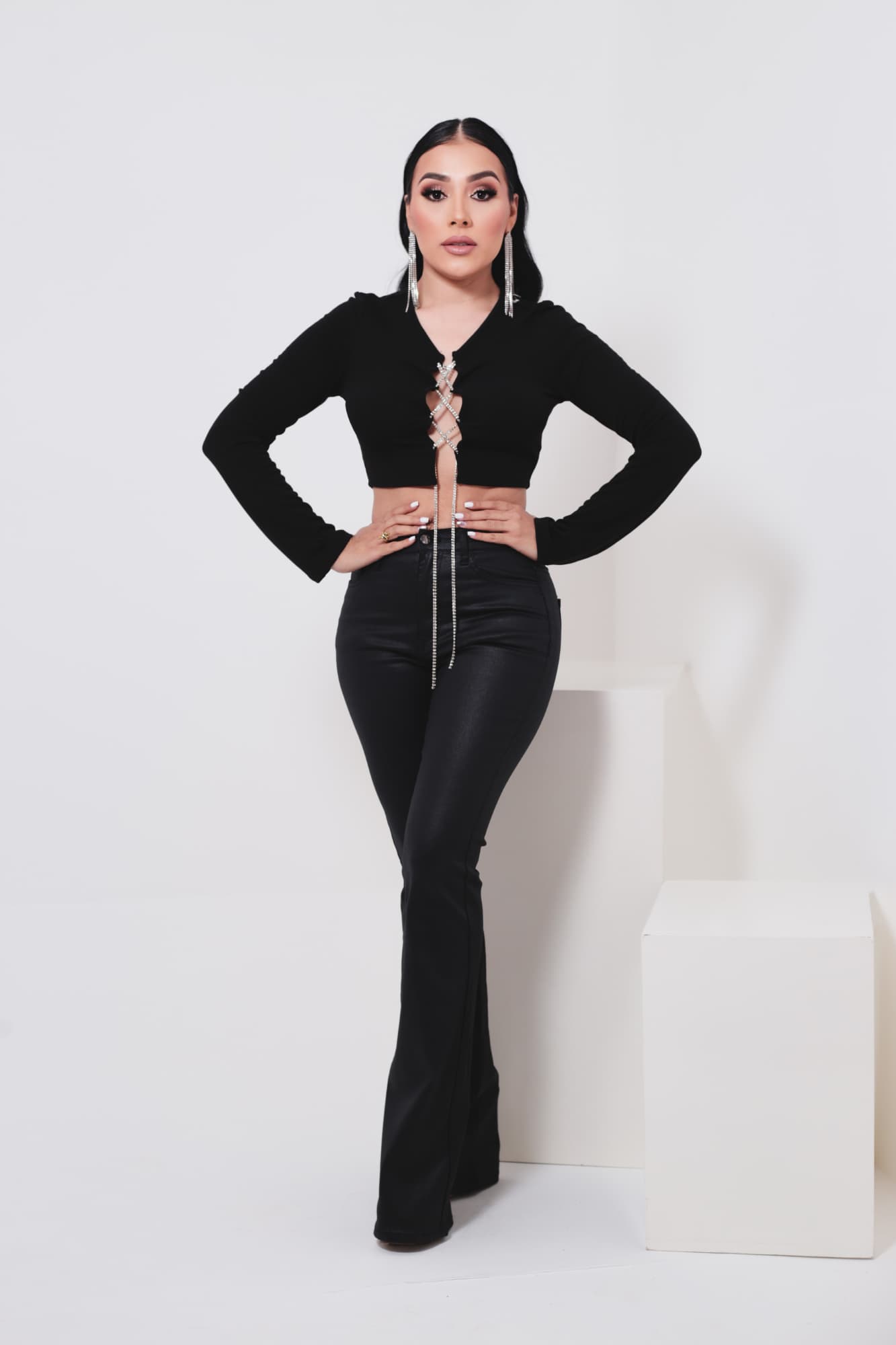 JEANS VIBRANT BLACK P06670